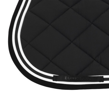 Sottosella salto Double Stripes in tessuto tecnico Equestro Nero