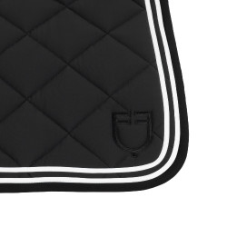 Sottosella salto Double Stripes in tessuto tecnico Equestro Nero