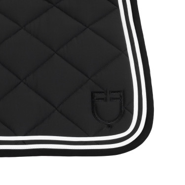 Sottosella salto Double Stripes in tessuto tecnico Equestro Nero