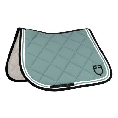 Sottosella salto Double Stripes in tessuto tecnico Equestro Ardesia / nero Grigio