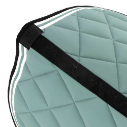 Sottosella salto Double Stripes in tessuto tecnico Equestro Ardesia / nero Grigio