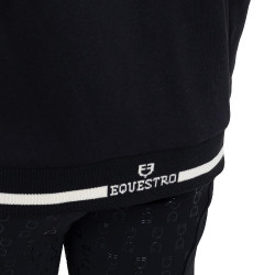 Felpa unisex bambini con cappuccio e zip frontale Equestro
