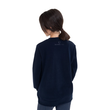 Felpa girocollo bambini unisex in pile Equestro