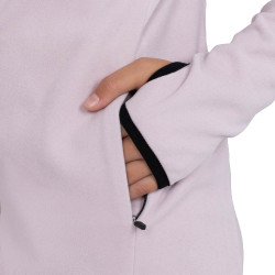 Felpa bambini unisex in pile con zip Equestro
