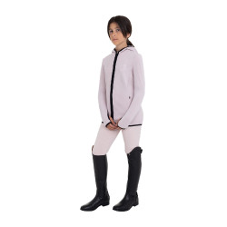 Felpa bambini unisex in pile con zip Equestro