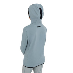 Felpa bambini unisex in pile con zip Equestro Grigio ardesia Felpa bambini unisex in pile con zip Equestro Grigio ardesia