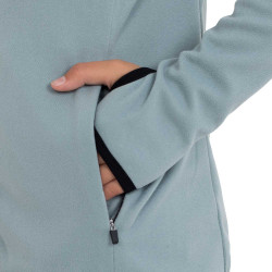 Felpa bambini unisex in pile con zip Equestro Grigio ardesia Felpa bambini unisex in pile con zip Equestro Grigio ardesia