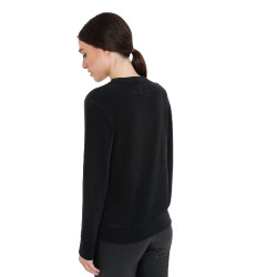 Felpa donna girocollo in pile Equestro