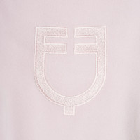 Felpa donna girocollo in pile Equestro Blazer marine Blu marino