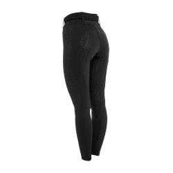 Leggings donna vita alta con passanti e strass Equestro