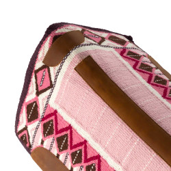 Contoured Saddle PAD With Woolen Blanket 34X36 Platinum Pro