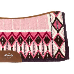 Contoured Saddle PAD With Woolen Blanket 34X36 Platinum Pro