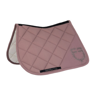 Sottosella da salto con logo in strass Equestro Palchi Beige Sottosella da salto con logo in strass Equestro Palchi Beige