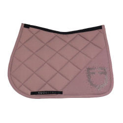 Sottosella da salto con logo in strass Equestro Palchi Beige Sottosella da salto con logo in strass Equestro Palchi Beige