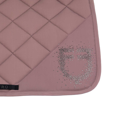 Sottosella da salto con logo in strass Equestro Palchi Beige Sottosella da salto con logo in strass Equestro Palchi Beige