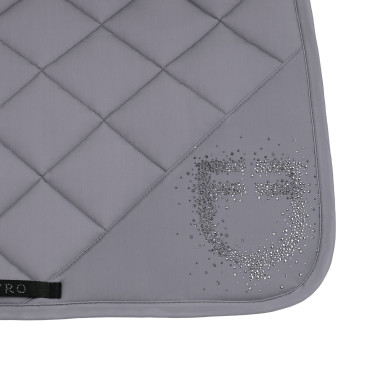 Sottosella da salto con logo in strass Equestro Grigio brinato / grigio brinato Sottosella da salto con logo in strass Equestro Grigio brinato / grigio brinato