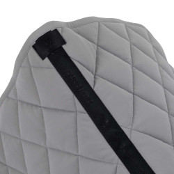 Sottosella da dressage Equestro con logo in strass Grigio brinato / grigio brinato
