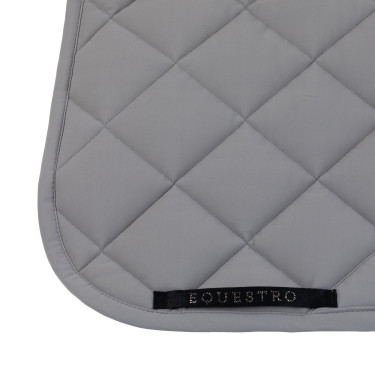 Sottosella da dressage Equestro con logo in strass Grigio brinato / grigio brinato