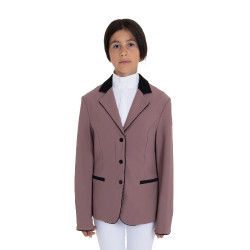 Giacca bambini unisex concorso zip e bottoni Palchi Beige