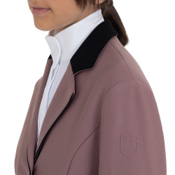 Giacca bambini unisex concorso zip e bottoni Palchi Beige