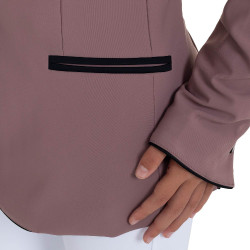 Giacca bambini unisex concorso zip e bottoni Palchi Beige