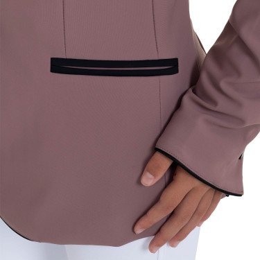 Giacca bambini unisex concorso zip e bottoni Palchi Beige