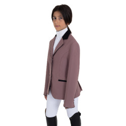 Giacca bambini unisex concorso zip e bottoni Palchi Beige