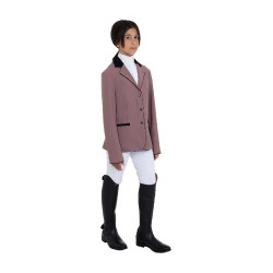 Giacca bambini unisex concorso zip e bottoni Palchi Beige