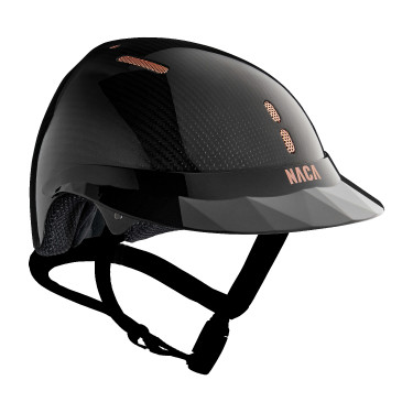 Casco equitazione carbonio NACA leggero e sicuro