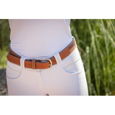 Cintura da equitazione elegante con perle Pénélope