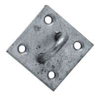 Anello di attacco per equitazione zincato Anello di attacco per equitazione zincato