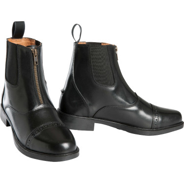 Stivali equitazione in pelle con zip Equithème