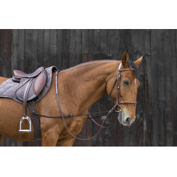 Redine elastica per equitazione regolabile