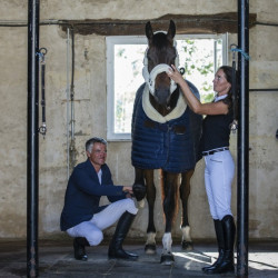 Giacca da concorso Equithème Dublin Blu navy