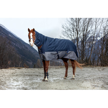 Coperta da equitazione impermeabile con collo