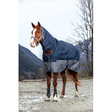 Coperta da equitazione impermeabile con collo