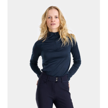 T-shirt termico da equitazione Horse Pilot donna Marina Blu marino T-shirt termico da equitazione Horse Pilot donna Marina Blu marino