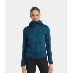 Felpa con zip equitazione Horse Pilot donna Tempest Marina Blu marino