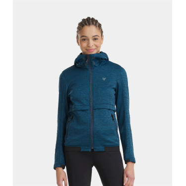 Felpa con zip equitazione Horse Pilot donna Tempest Marina Blu marino
