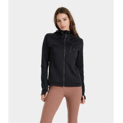 Felpa con zip da equitazione da donna Quest Horse Pilot
