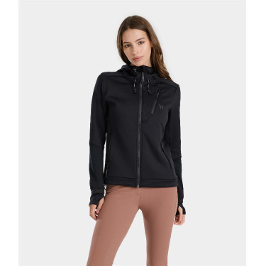 Felpa con zip da equitazione da donna Quest Horse Pilot