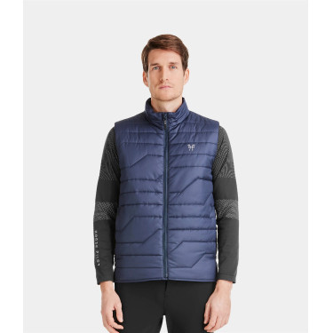 Gilet da equitazione senza maniche Horse Pilot riscaldante E-Kelvin uomo Marina Blu marino