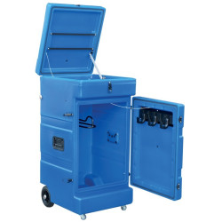 Baule da Trasporto Verticale con Ruote La Gée Blu