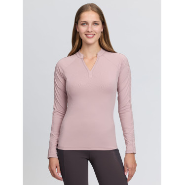 Maglia intima a maniche lunghe Lisa LeMieux donna Rosa canina Nero