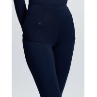 Pantaloni da equitazione a vita alta Naomi Pull On Navy LeMieux donna Marina Blu marino