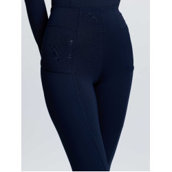 Pantaloni da equitazione a vita alta Naomi Pull On Navy LeMieux donna