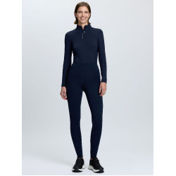 Pantaloni da equitazione a vita alta Naomi Pull On Navy LeMieux donna