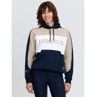 Felpa con cappuccio a blocchi di colore Kadie LeMieux donna Marina Blu marino