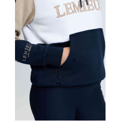 Felpa con cappuccio a blocchi di colore Kadie LeMieux donna