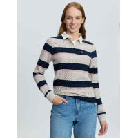 Maglia rugby a righe Sloane LeMieux donna Maglia rugby a righe Sloane LeMieux donna